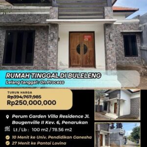 Rumah Tinggal di Buleleng
