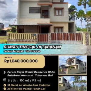 Rumah Tinggal di Tabanan